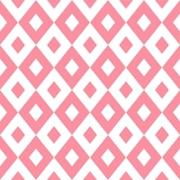 Rhombus Flamingo Pink White ταπετσαρία