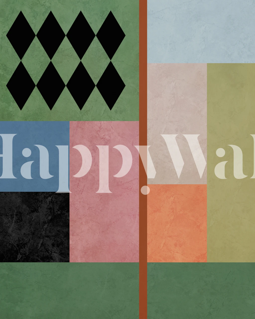 Board game wallpaper design in a room