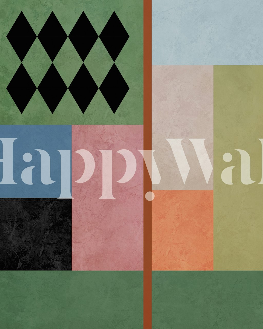 Design della carta da parati Board Game in una stanza