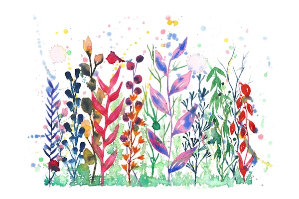 Watercolor Garden 9