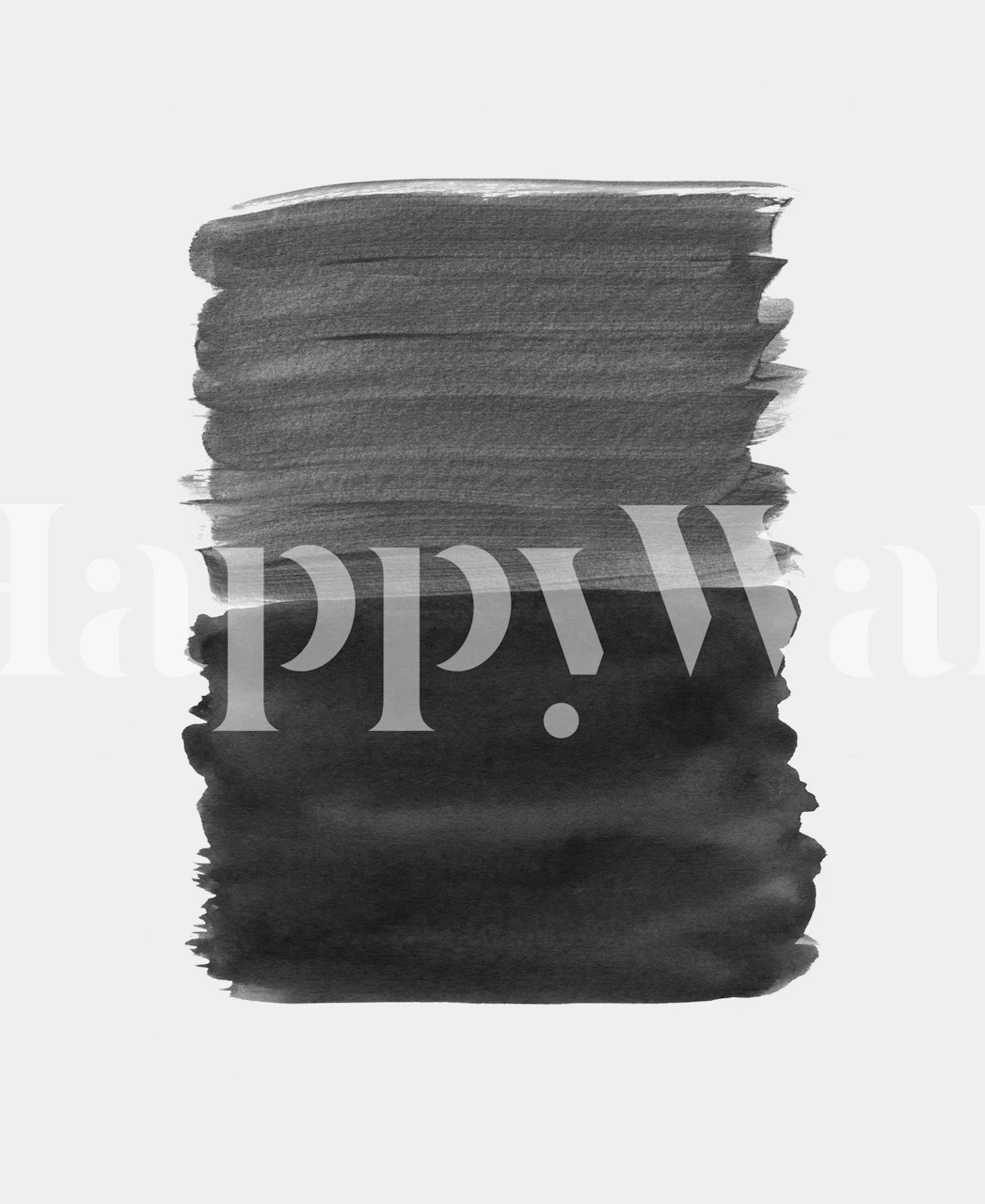Black abstract wallpaper featuring modern brushstrokes