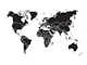 Minimalist World Map