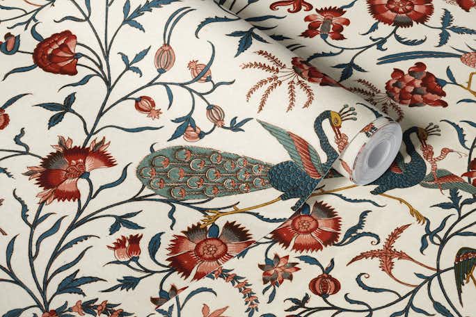 Antique Chinoiserie Birdswallpaper roll