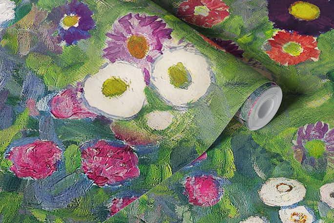 Klimt Flower Gardenwallpaper roll