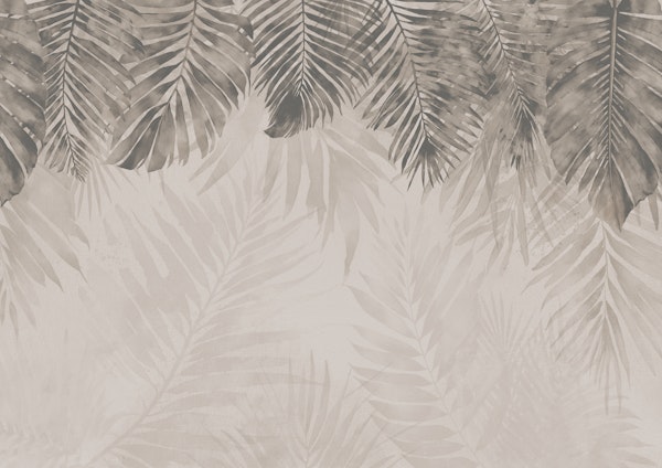 Jungle Leaf Watercolor Art