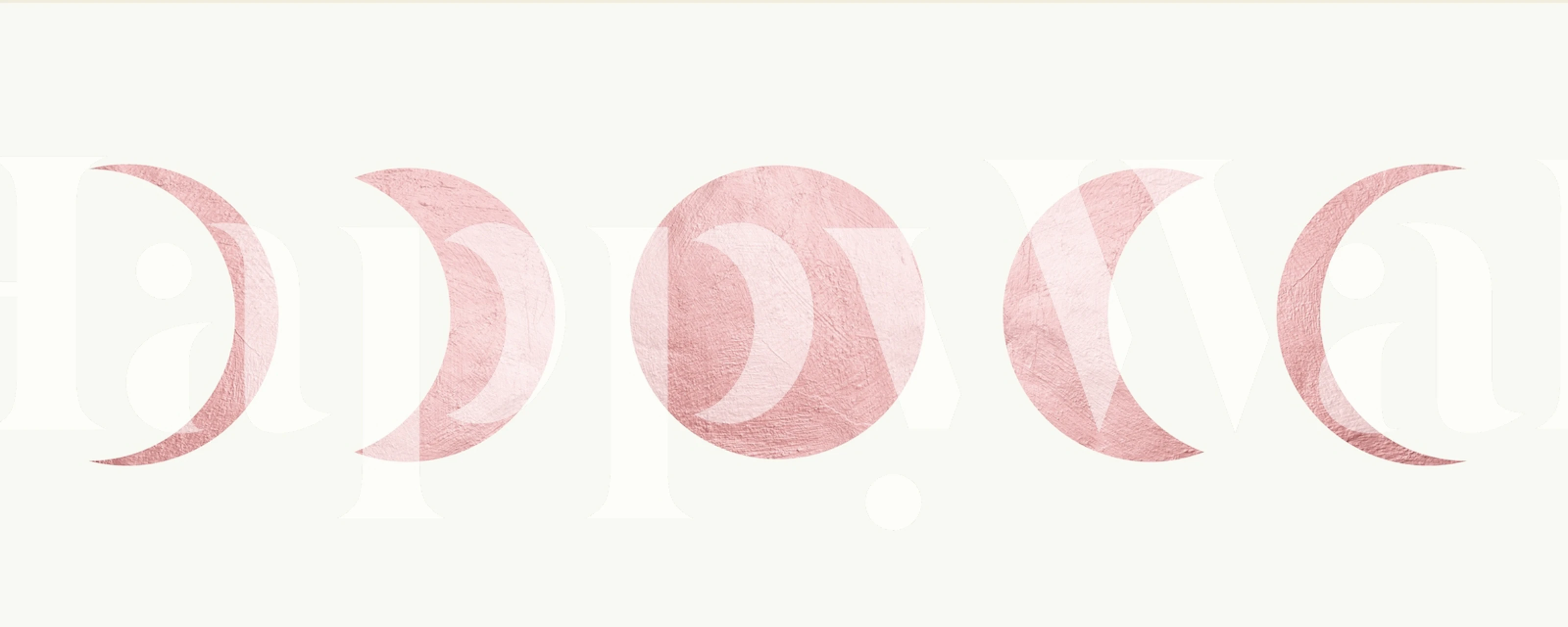 Papier peint Pink moons affiché dans une chambre