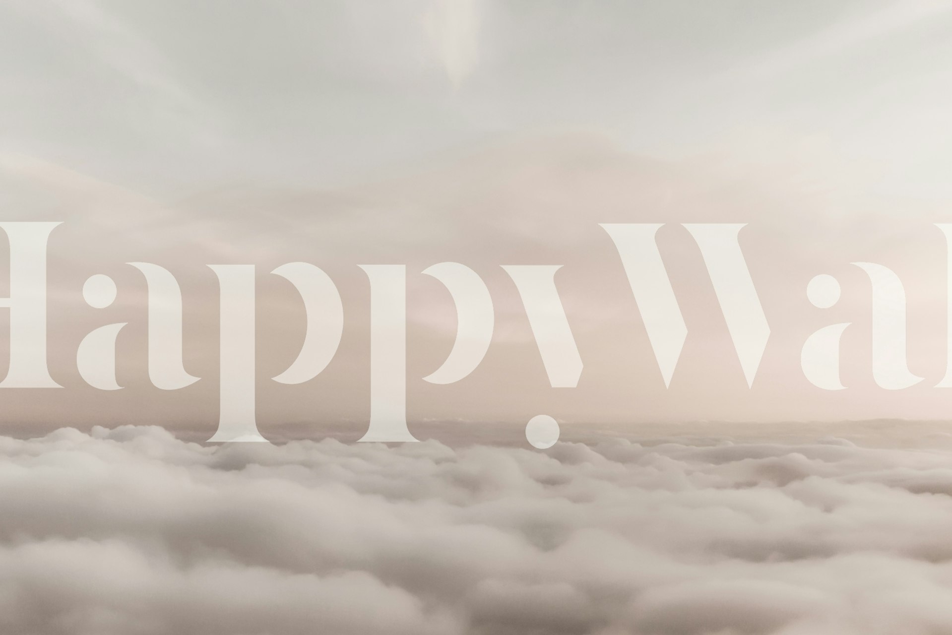 Soft pastel clouds in beige and white patterns wallpaper