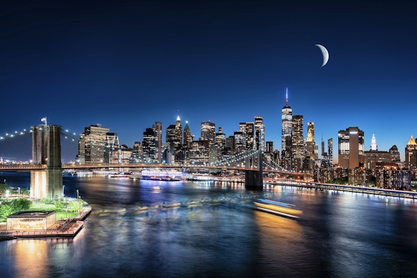 Moonrise In New York