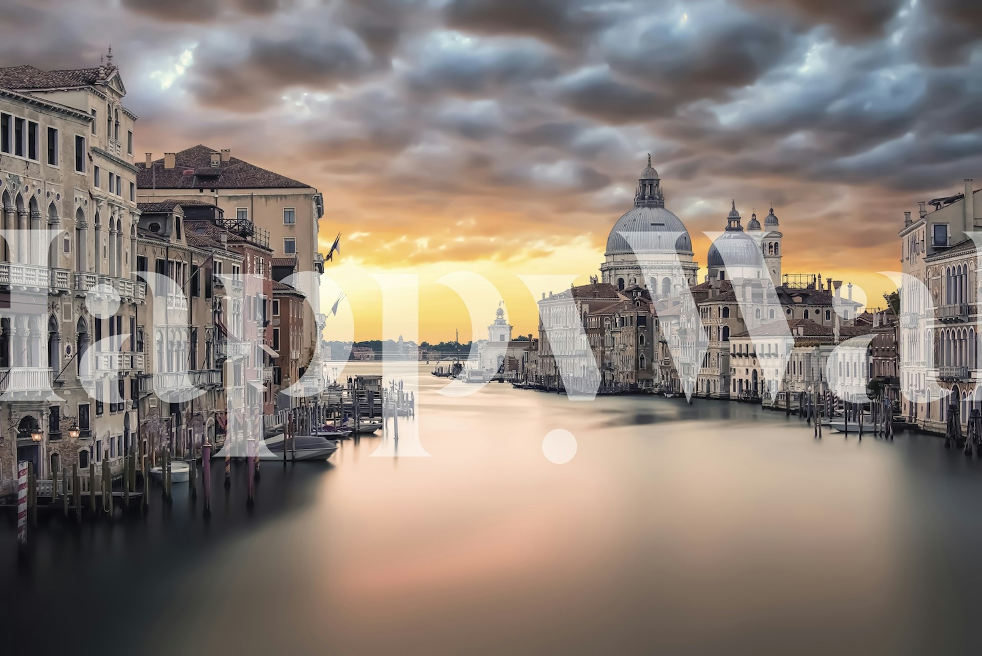 Ταπετσαρία Grand Canal Sunrise σε ένα δωμάτιο