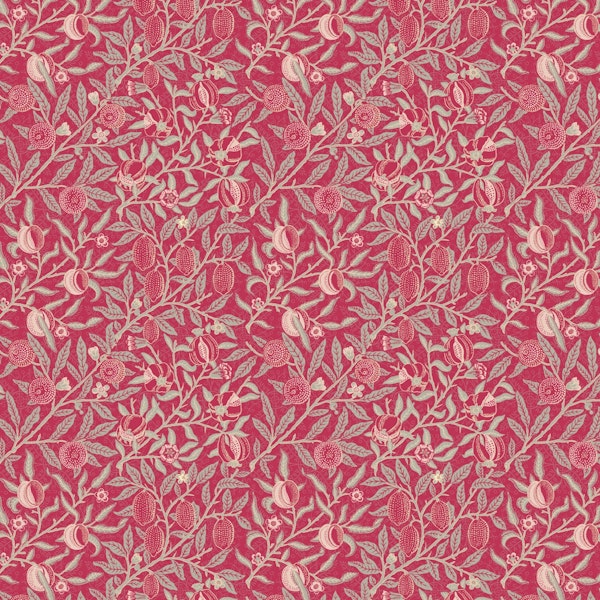 Viva Magenta Fruit Pattern