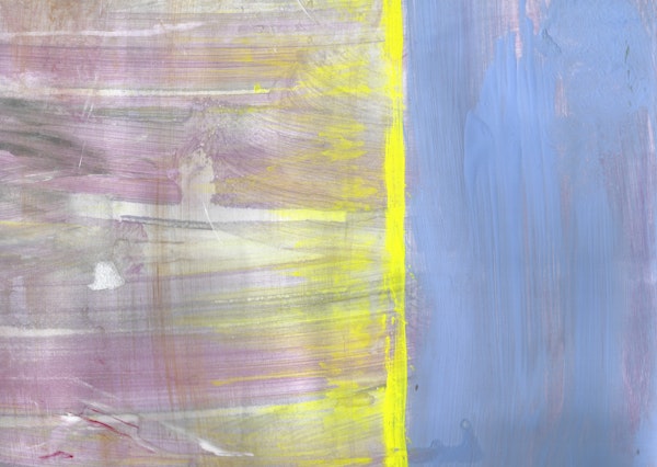 Abstract Color field painting