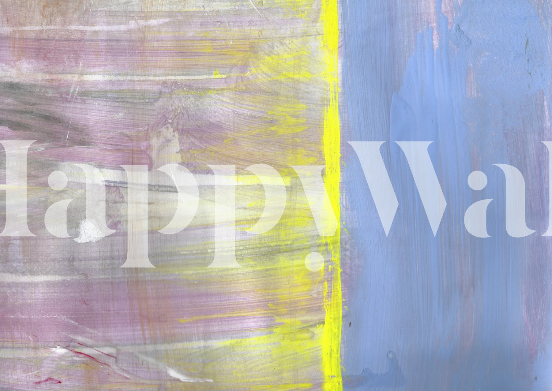 Abstract colorful stripes in purple, yellow, and blue wallpaper