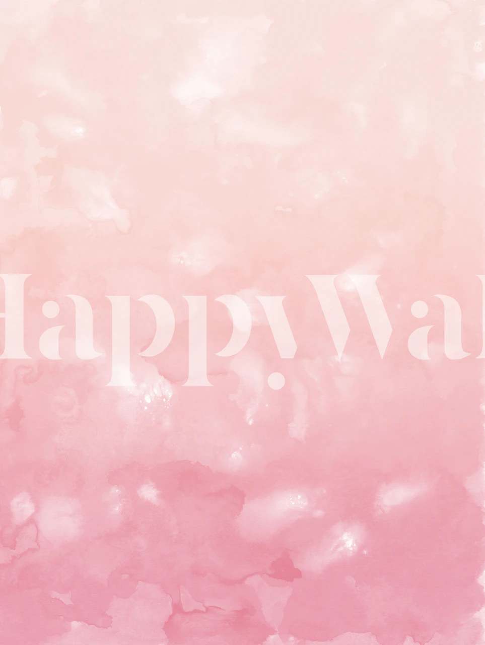 Coral pink abstract wall mural with a dreamy, textural appearance