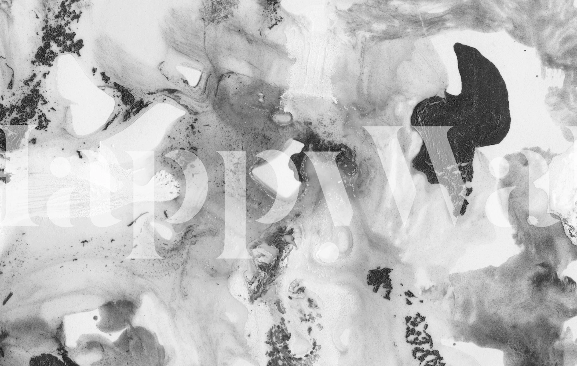 Black and white abstract marble patterns wallpaper