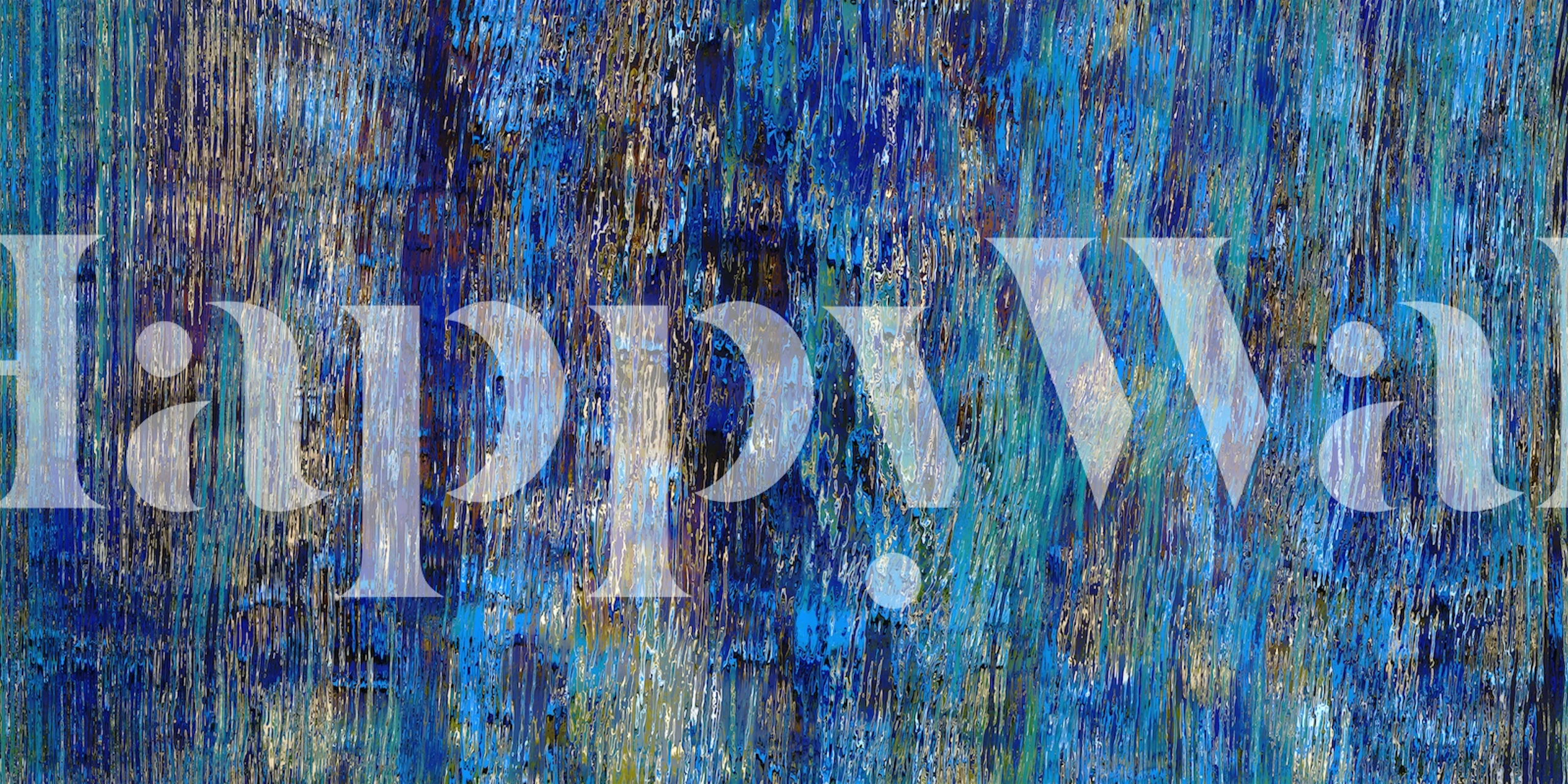 Tapeta Blue and Gold u modernoj sobi