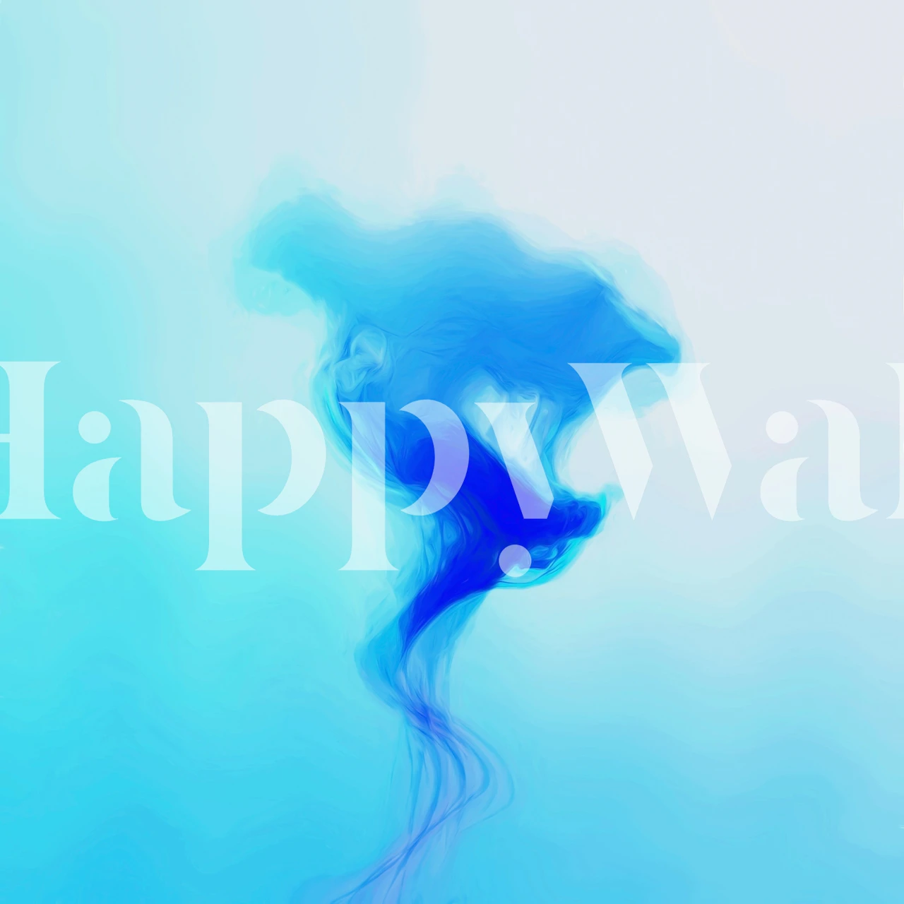 Jellyfish 2 wallpaper in a modern room