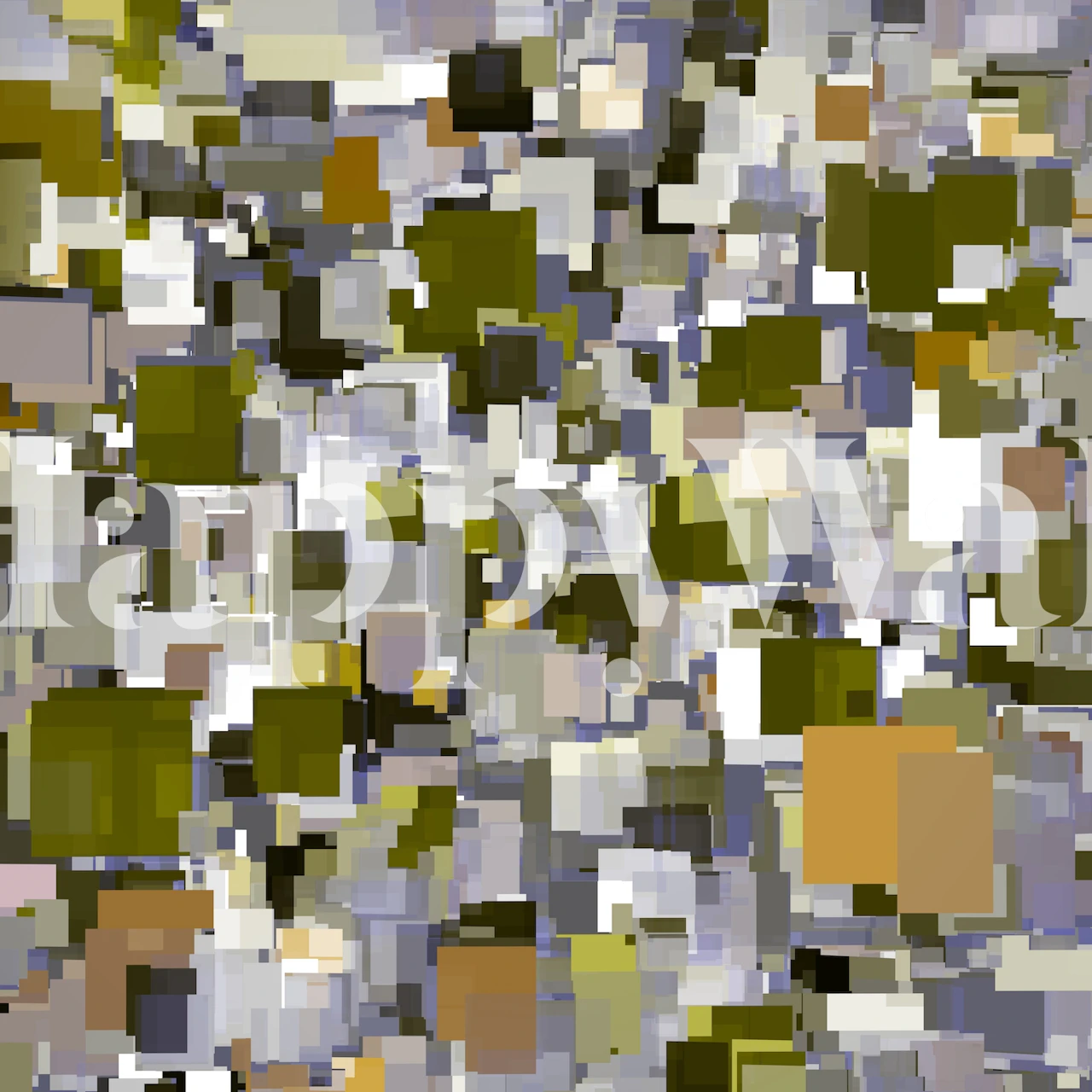 Squares and Rectangles 3 tapet i ett rum