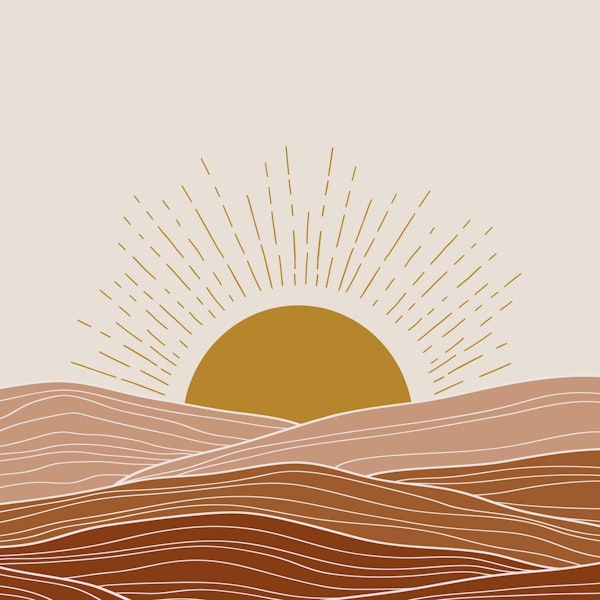 Boho Sunrise Design