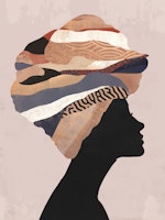 Woman Abstract Turban 5 tapete