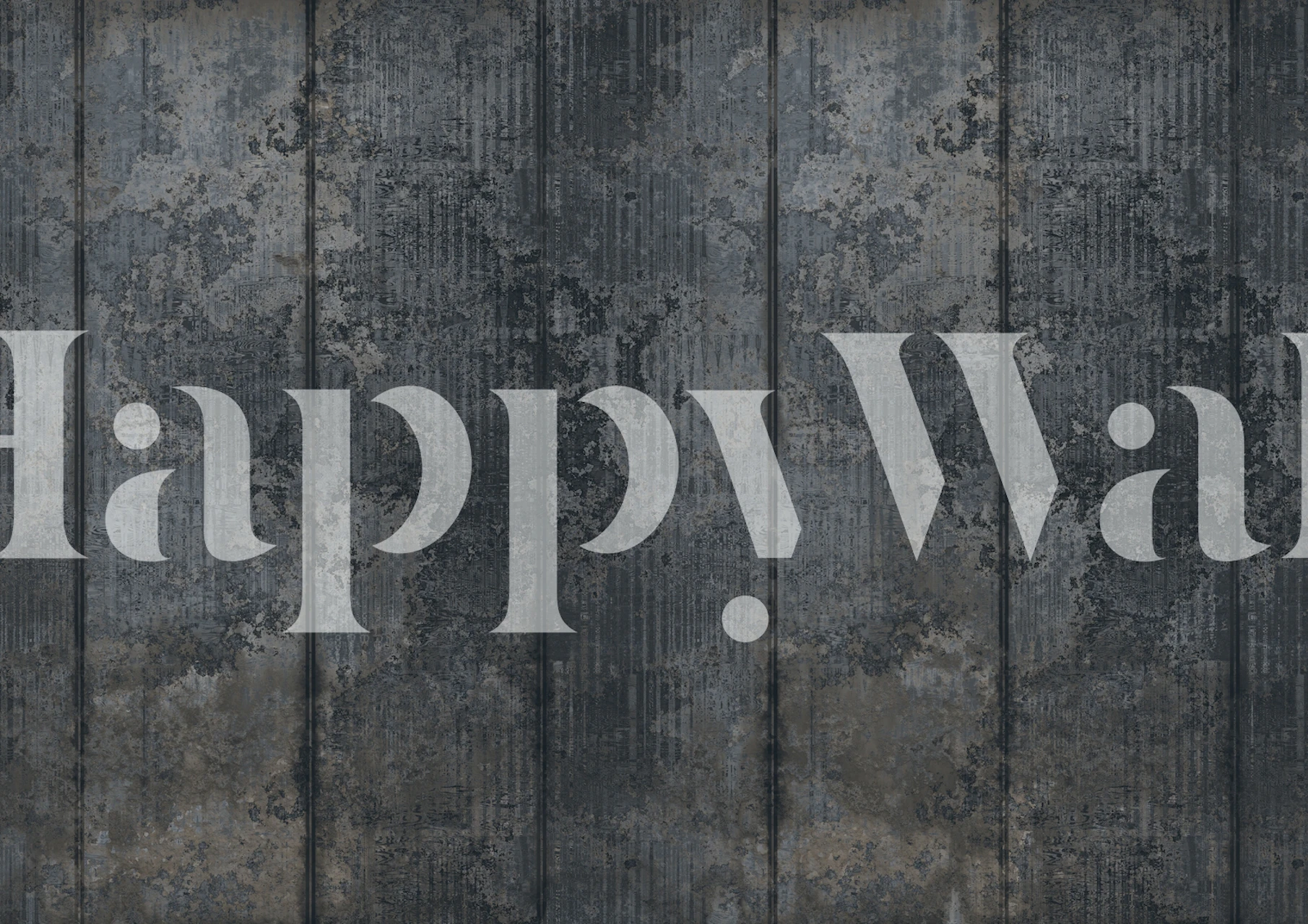 Grunge metallic texture wallpaper in grey and black tones, industrial style