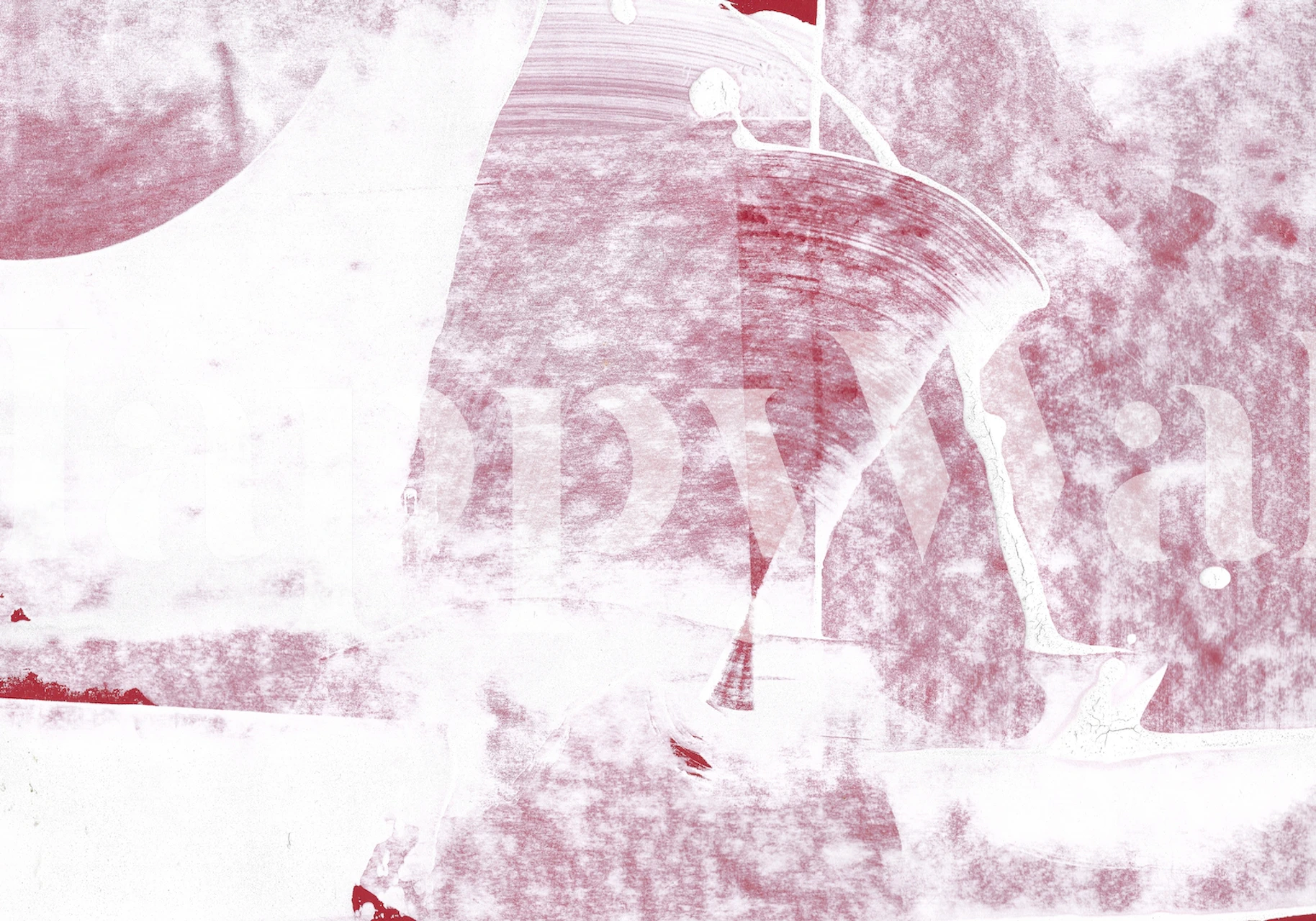 Abstract red and white wallpaper with textured patterns