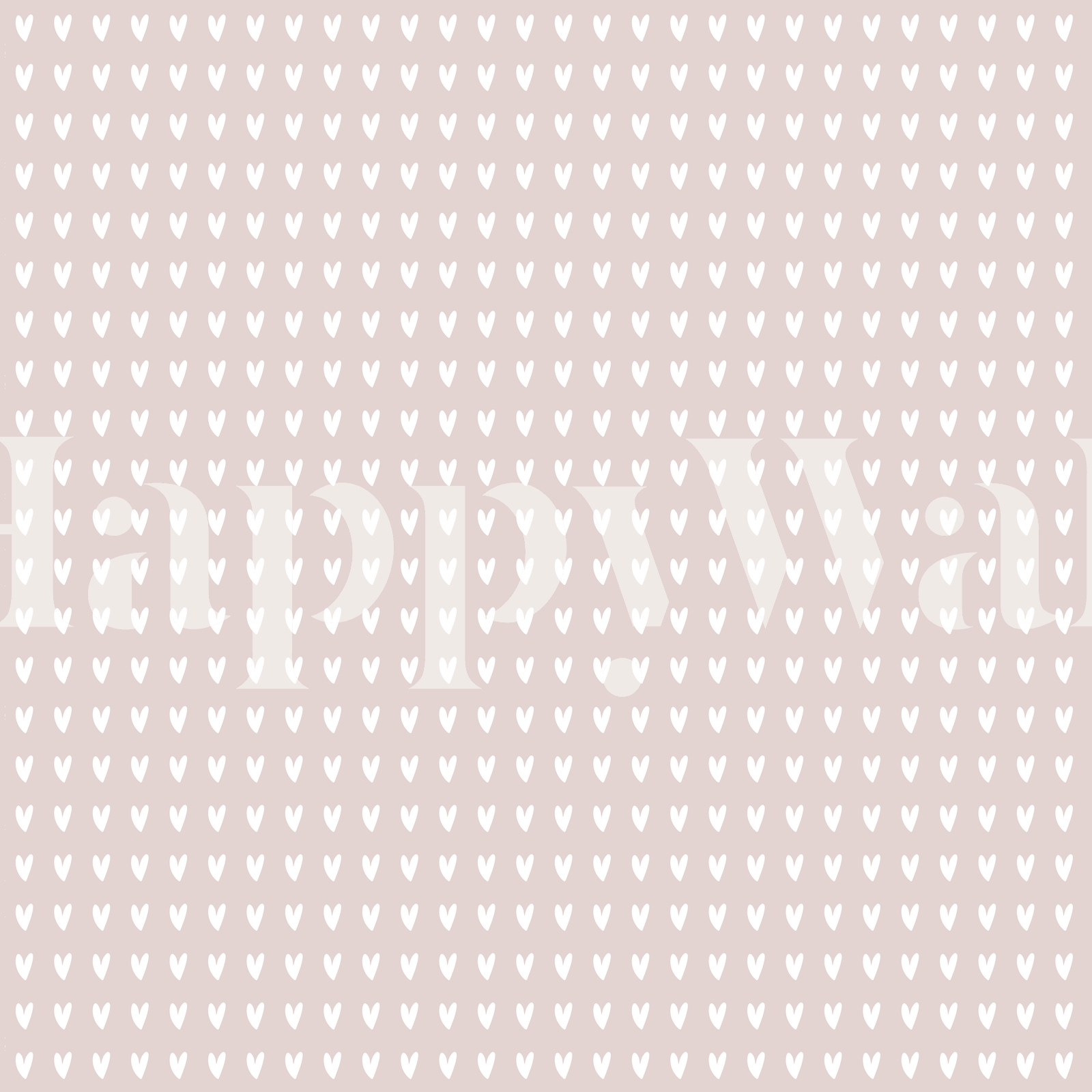 Buy Blush Pink Heart Wallpaper Online - Happywall