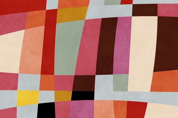 Midcentury modern checker