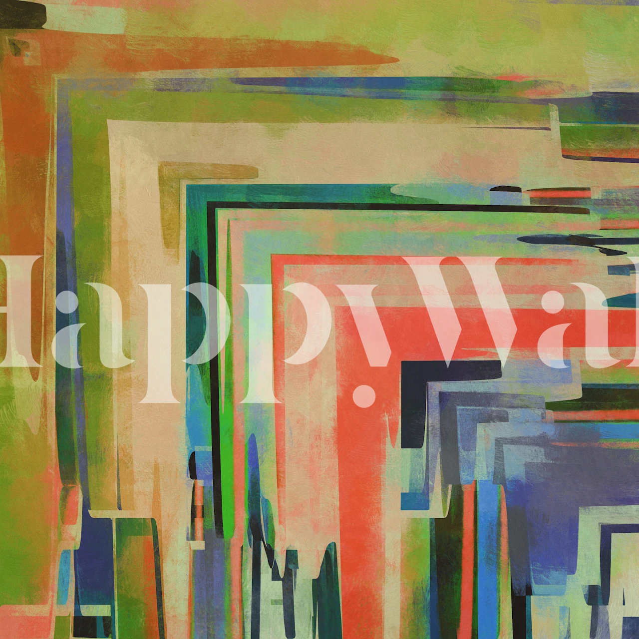 Colorful Frames 2 wallpaper in a room