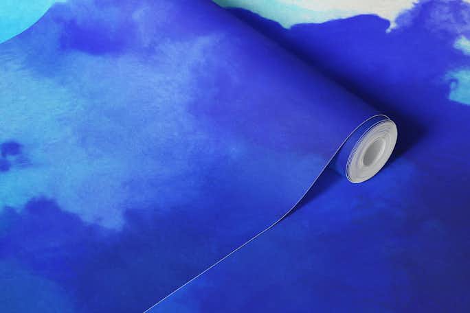 Blue Fluid Ink 2wallpaper roll