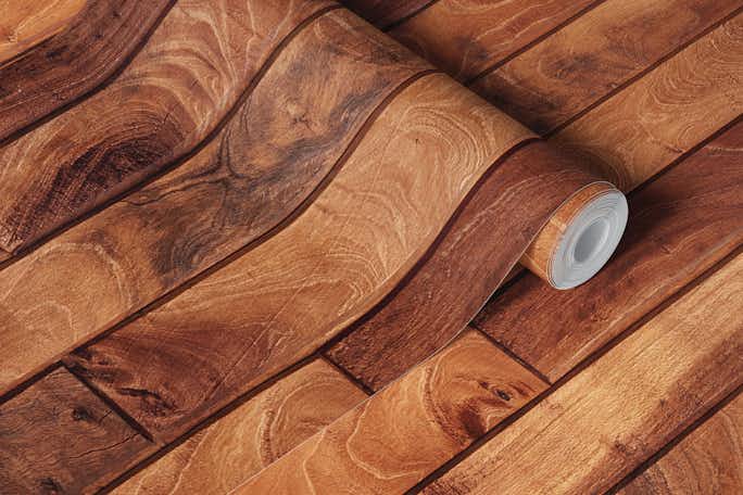 Wooden wall panelwallpaper roll