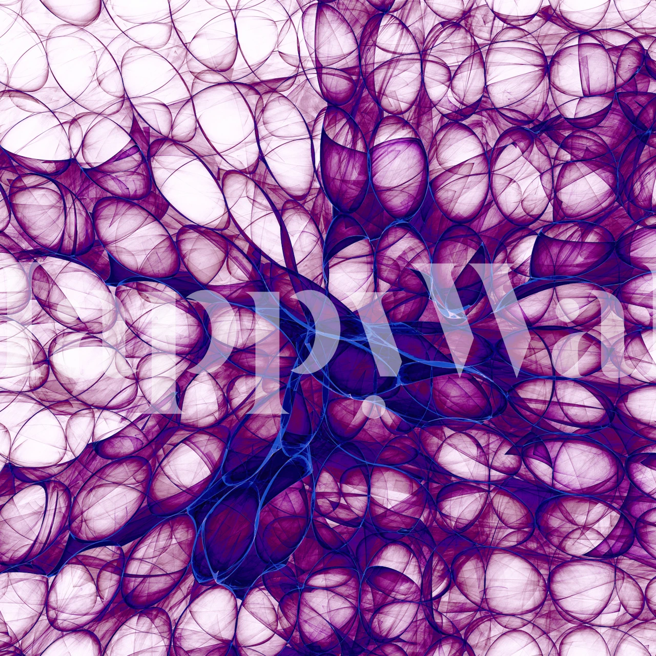 Blackberrycomb wallpaper in a stylish room