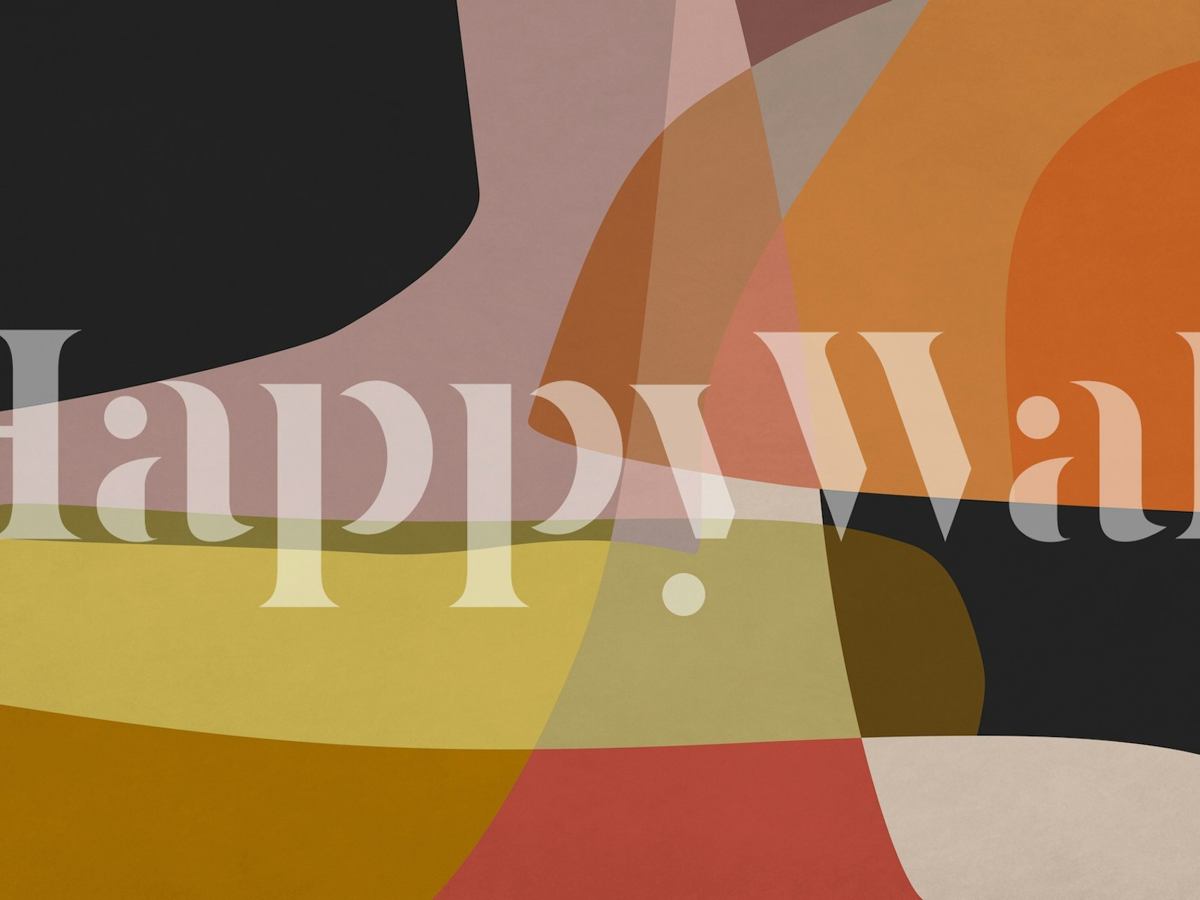 abstrakta former i dova färger fototapet