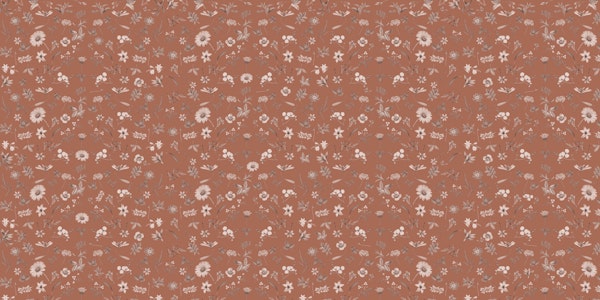 Pattern Floral Brown