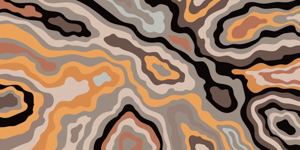 Abstract Maps Sunset