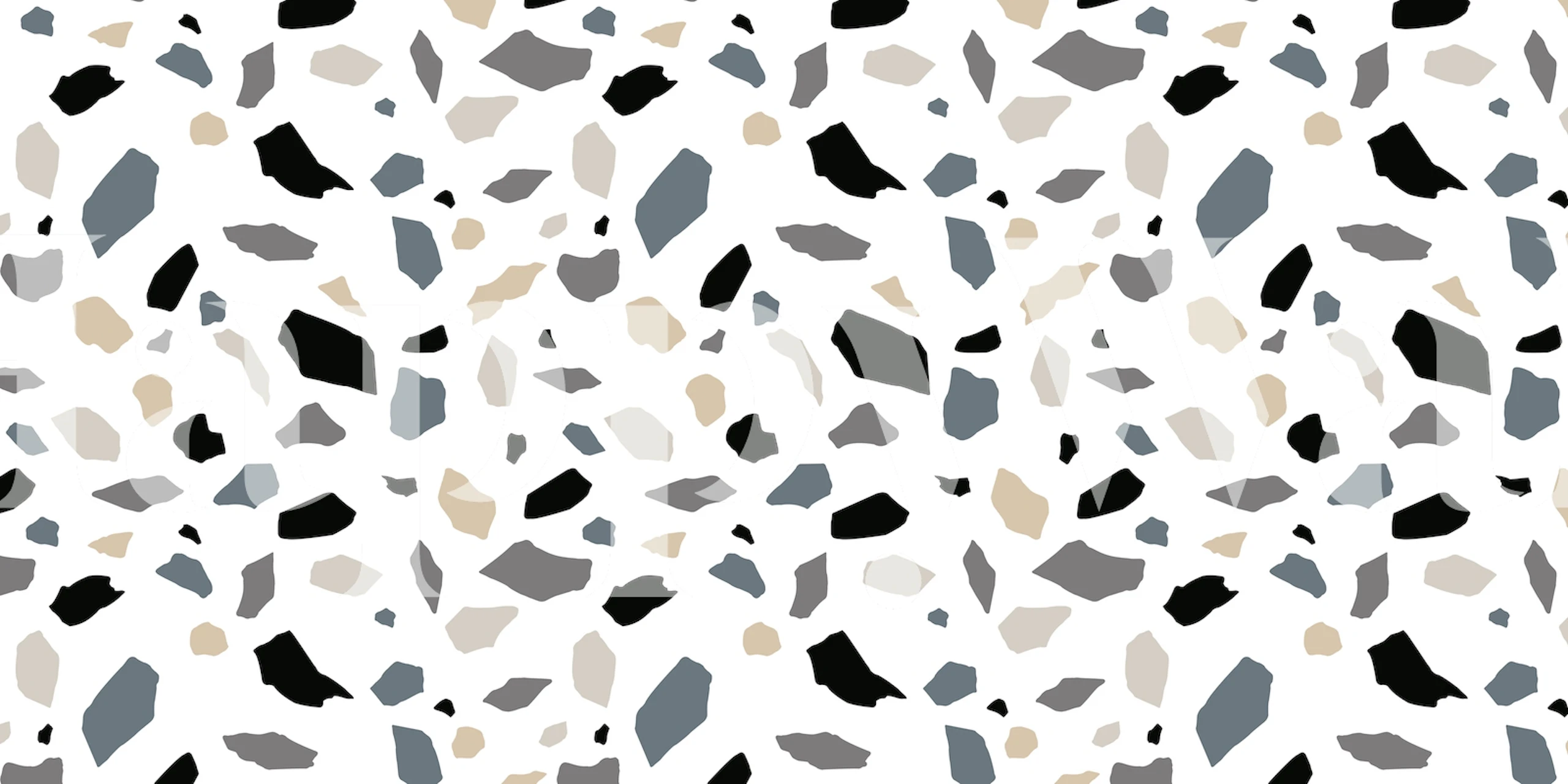 Papier peint Mosaic Abstract 1 dans une pièce moderne