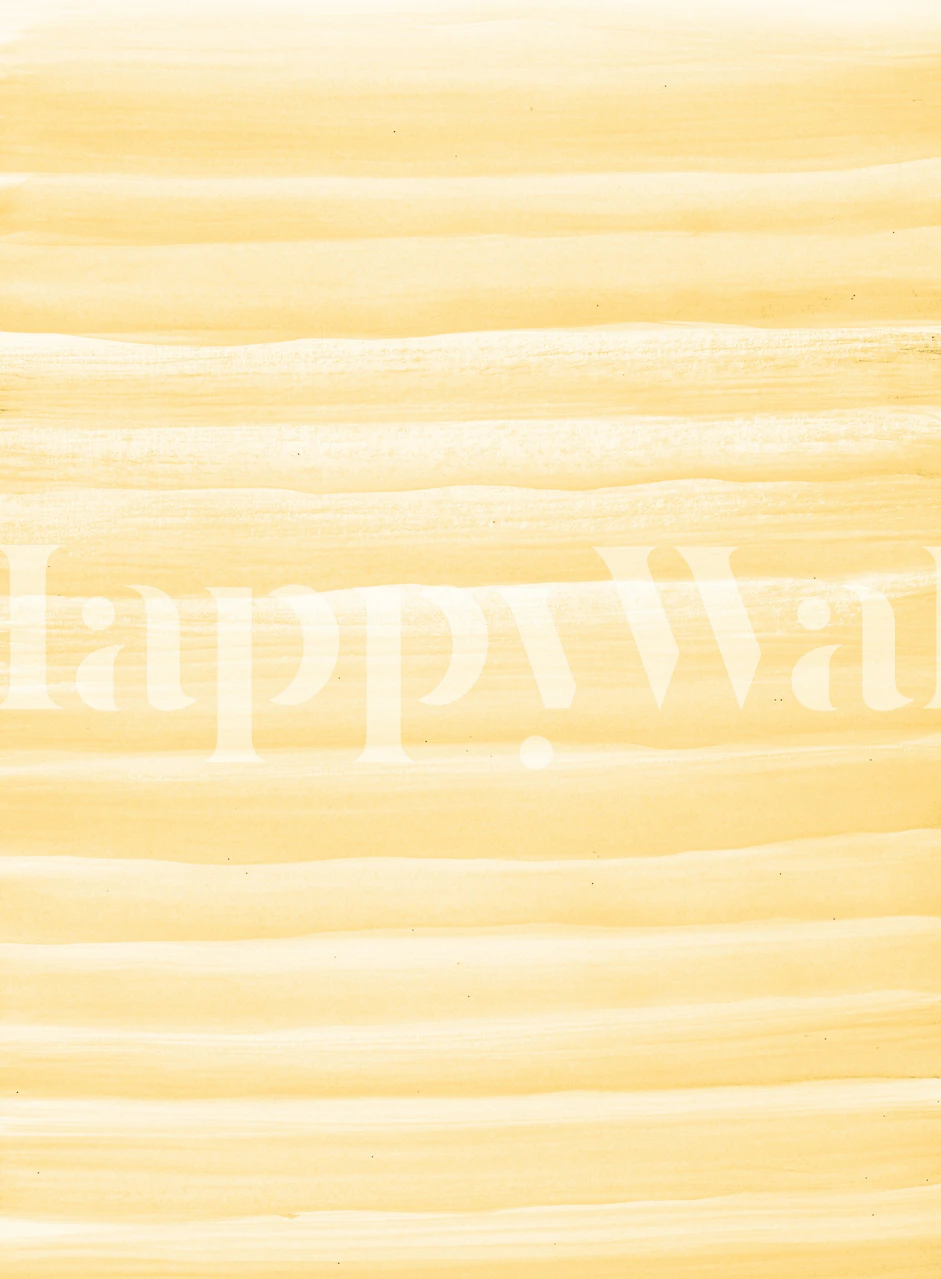 Yellow White Watercolor Style Wall Mural