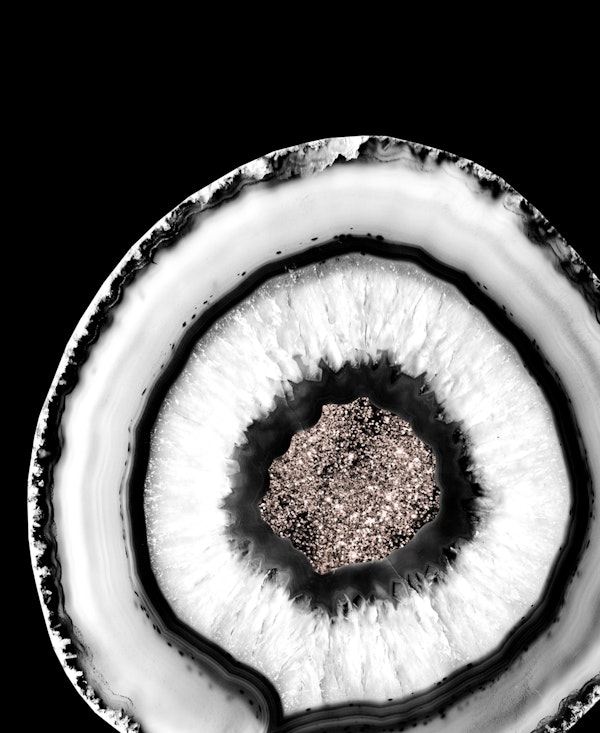 White AgateRose Gold Glitter 2