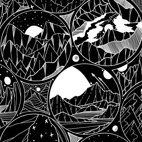 The mountains in circles