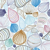 Sea life trend sea pattern papel pintado