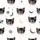 Cute cats and space