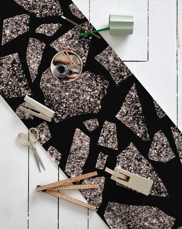 Terrazzo Rose Gold Glitter 1 wallpaper roll