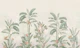 Vintage jungle birds panorama - soft pastel