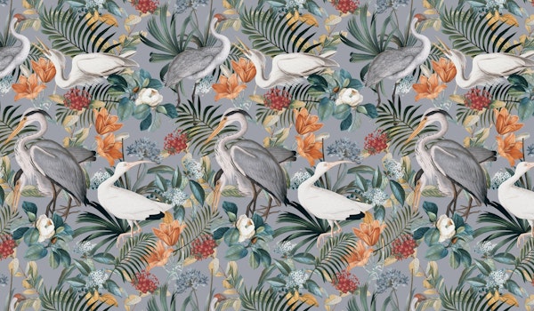 Floral and Birds-Garden II
