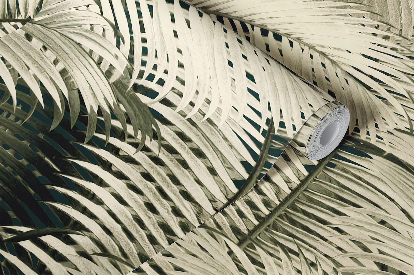 Tropical Leaf Pattern- wallpaper roll