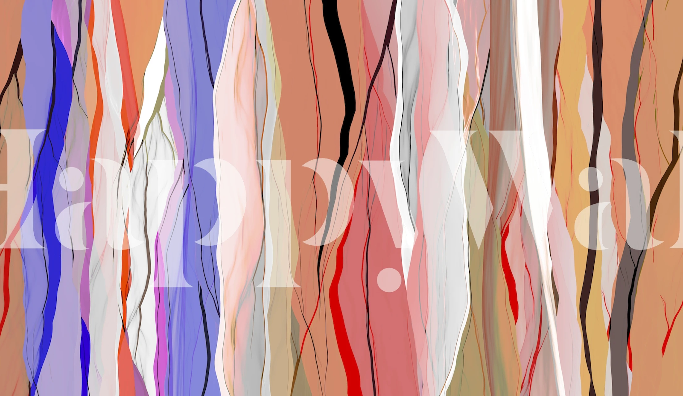 Abstract Brindle Papir i Stilig Rom