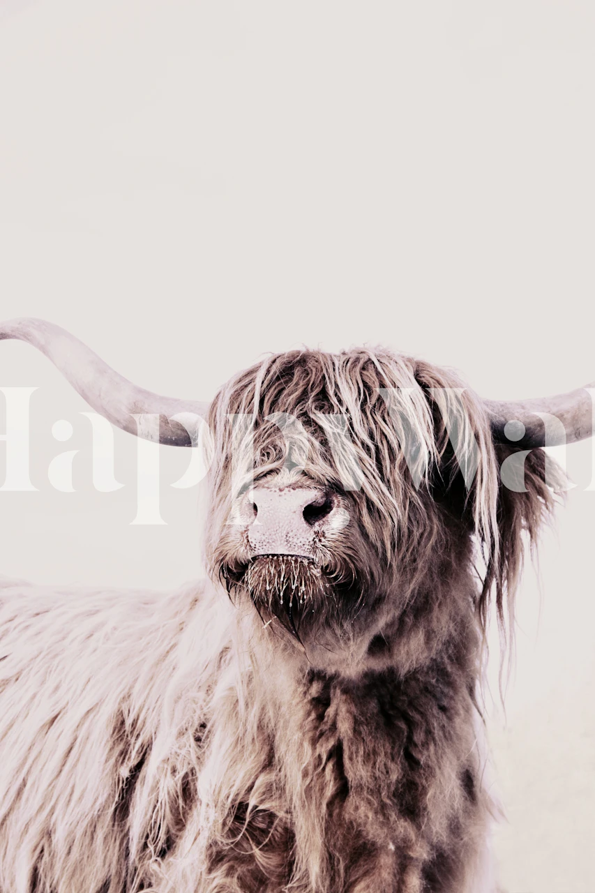 Tapeta Scottish Highland Cattle u sobi