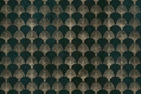 Elegant Art Deco Golden Teal tapete