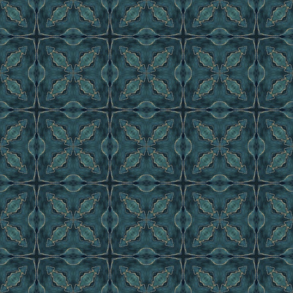 Turquoise Gold Marble Tiles 2