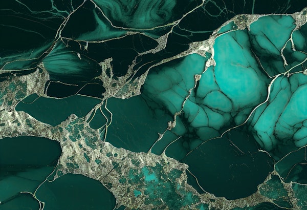 Fancy Marble Emerald Green