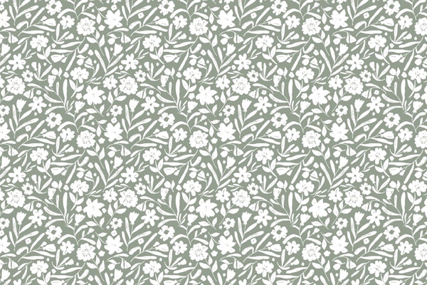 Green monochrome garden A